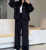 سویشرت شلوارسرمه ای ،مناسب بیرون وباشگاه