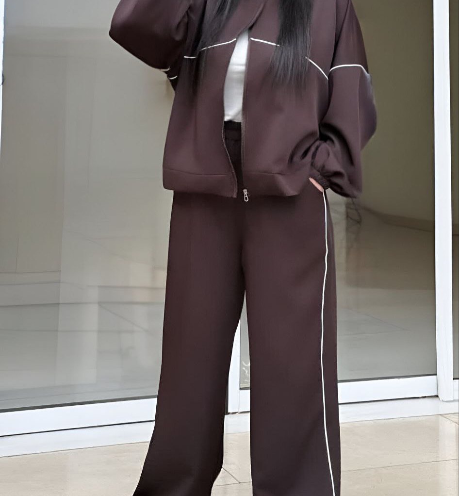 سویشرت شلوارسرمه ای ،مناسب بیرون وباشگاه