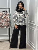 شومیز سپیده،جنس ژامین درجه یک،فری تا ۴۶