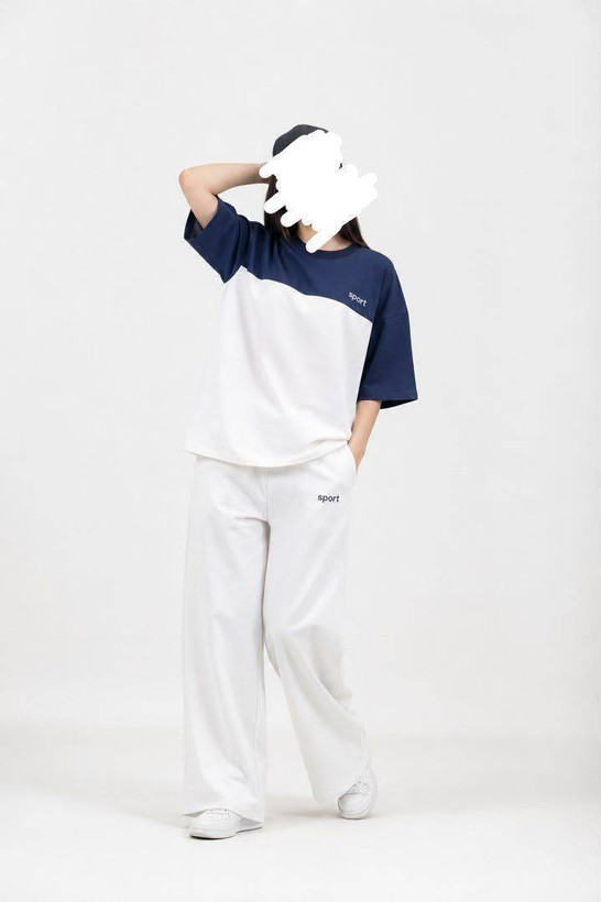 ست تیشرت شلوارsport,جنس پنبه گلکسی درجه یک،سایز۳۸تا۴۶
