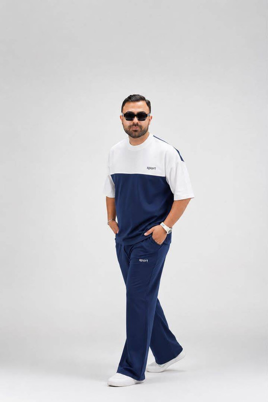 ست تیشرت شلوارsport,جنس پنبه گلکسی درجه یک،سایز۳۸تا۴۶