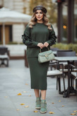 سارافون رویه مدل پاپیونی،جنس بافت گرم بالا نخ مرغوب،سایز۳۶تا۵۴